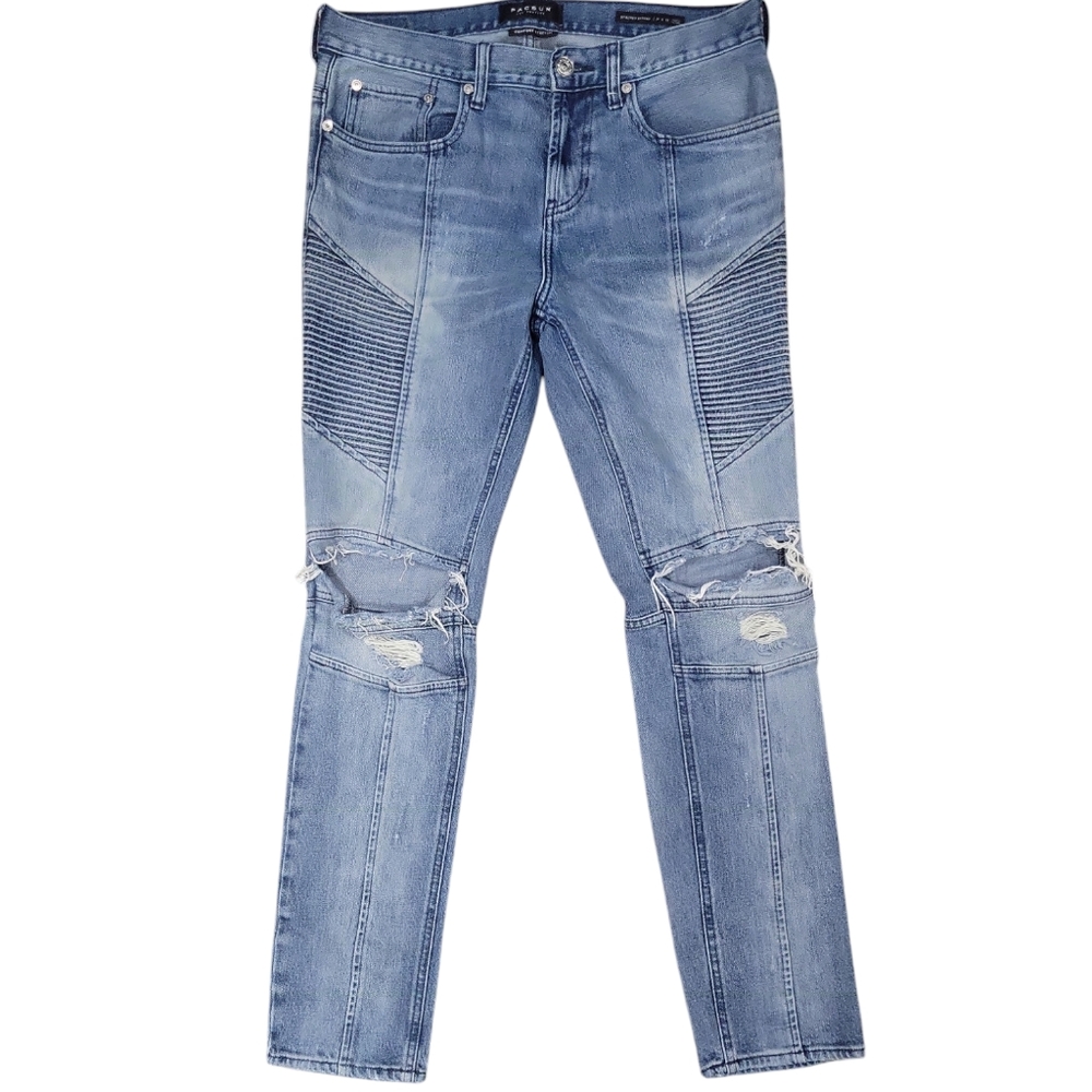 PacSun Comfort Stretch Stacked Skinny Jeans Size 31 X 32